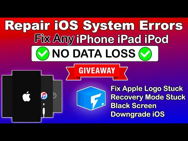 Fix Any iPhone/iPad/iPod Stuck on Recovery Mode/Apple Logo/Boot Loop|iToolab FixGo iOS System Repair