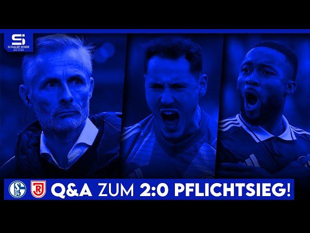 Schalke - Regensburg 2:0 | Kehrtwende der Saison? Wird jetzt alles besser? | S04 Q&A zum Spieltag