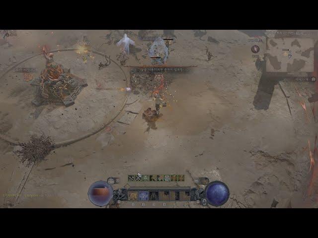 Diablo 4 Conjuration Sorcerer PVP Hydra has no mercy Queen of the center 디아블로4 구현 원소술사 창시자 이구역의 왕.