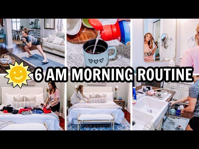 6 AM MORNING ROUTINE | STAY AT HOME MOM SCHEDULE | Amy Darley