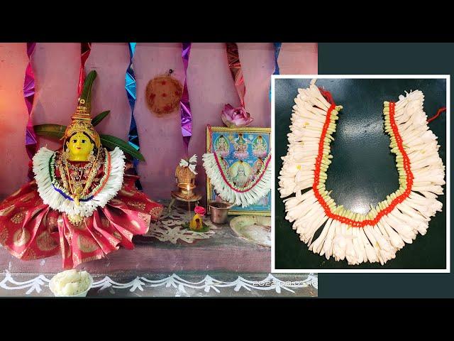 How to string sampangi flower pinnal jadai method | easy method to make sampangi flower garland