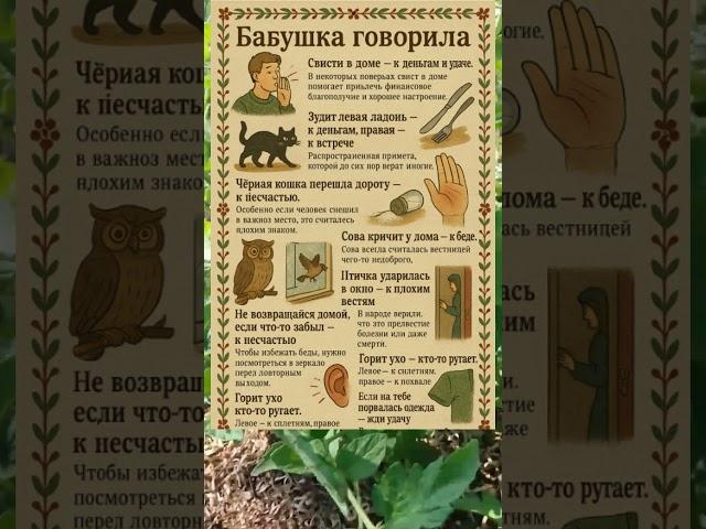  БАБУШКИНЫ ПРИМЕТЫ: ЧТО ПРЕДВЕЩАЮТ ЗНАКИ ВОКРУГ НАС