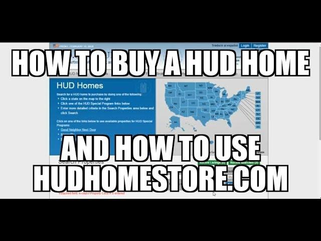 How to Buy a HUD Home using Hudhomestore.com