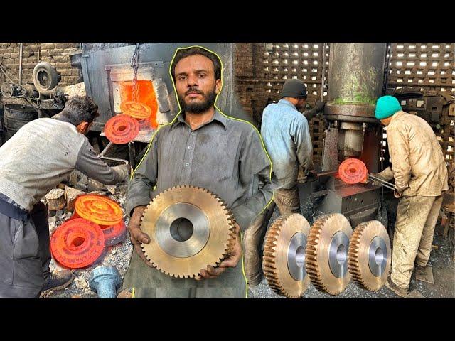 Amazing Handmade Manufacturing Process Of Worm Gear | How Worm Gear are Made |