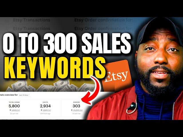 Get Sales on Etsy using THESE Keywords - Etsy Keyword Research Tutorial 2024 w/ Everbee