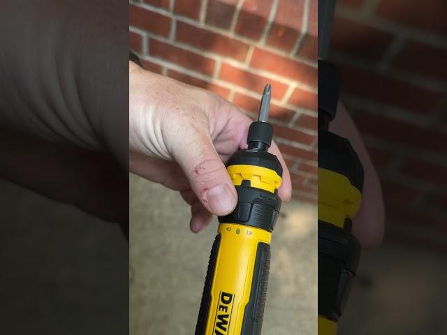 DeWalt cordless USB rechargeable screwdriver! #tools