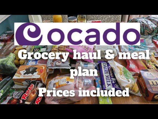 Ocado grocery haul | Family of four | Prices and meal plan 2024