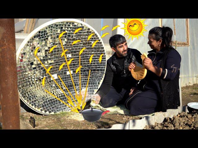 Built a Solar Oven and Prepared Delicious Dishes | Heat and energy from the Sun