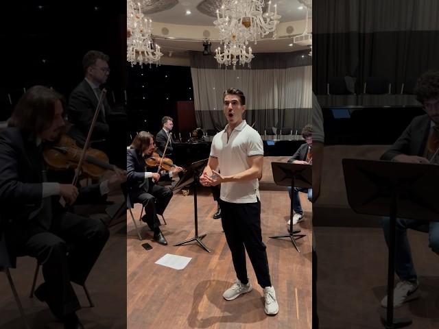Maayan Licht sings “Rejoice, greatly” in Rehearsal at the @concertgebouw