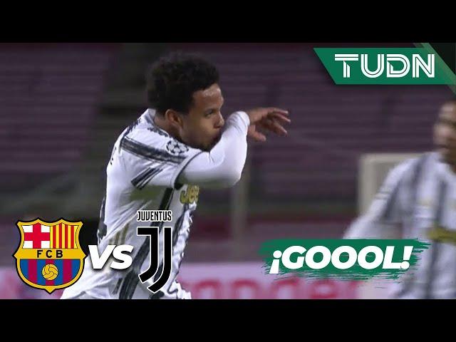 ¡QUÉ GOLAZO! McKennie clava el segundo | Barcelona 0-2 Juventus | Champions League 2020/21-J6 |TUDN