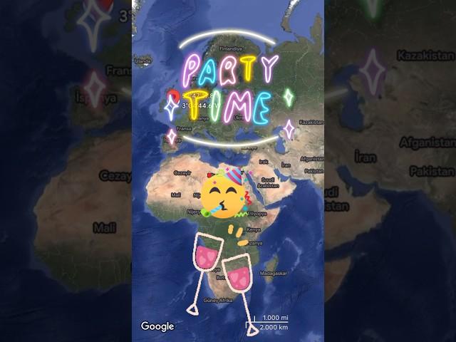 I found a party on Google maps #party #googlemaps #capcut #streetview