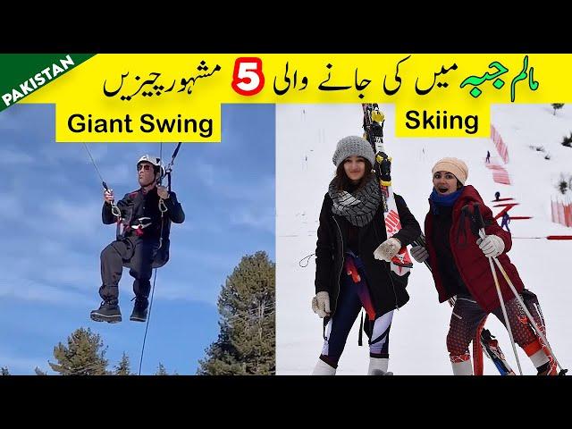 5 Things To Do in Malam Jabba Swat | Top Activities in Malam Jabba | Tanveer Rajput TV