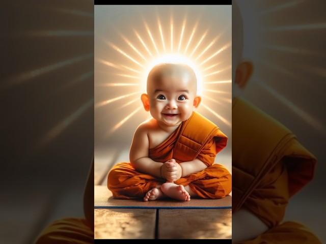little monk so cute️#youtubeshorts#shortvideo #Aksh editor please support 
