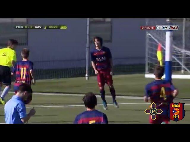 Pablo Moreno vs Gava ● Barcelona Infantil A (U-15)