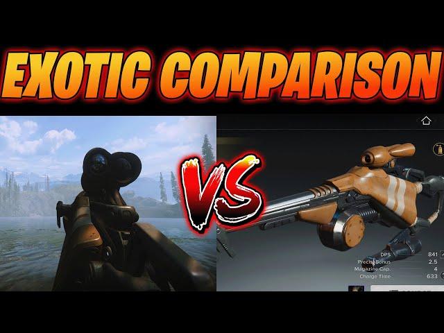 Destiny 2 Vs Destiny Rising EXOTIC Comparison + Exotic Catalyst