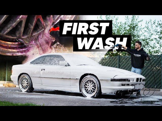 Dirty BMW 850Ci First Wash in 2 Years - Full Detail