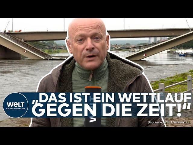 DRESDEN: "Nobody can imagine!" Disaster in sight! Next bridge in danger from floods