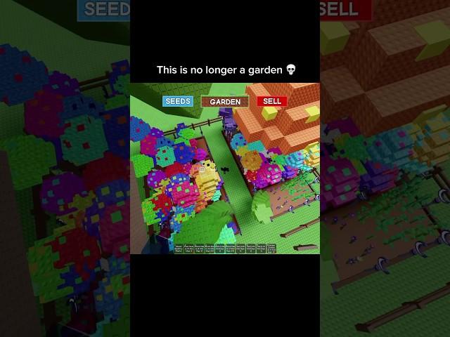 I grew a mushroom field in grow a garden  #growagarden #roblox #fyp #foryou #foryoupage #gaming