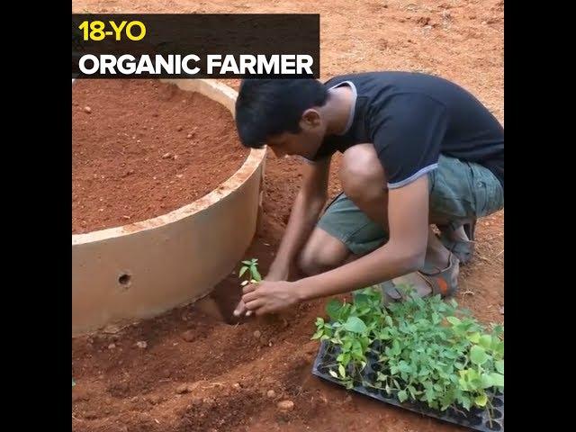 This student is making people Organic Farmers.