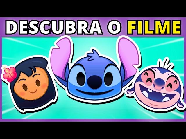  ADIVINHE O FILME DA DISNEY PELOS PERSONAGEM | Divertidamente | Mufasa | Stitch | #quiz #buuquiz