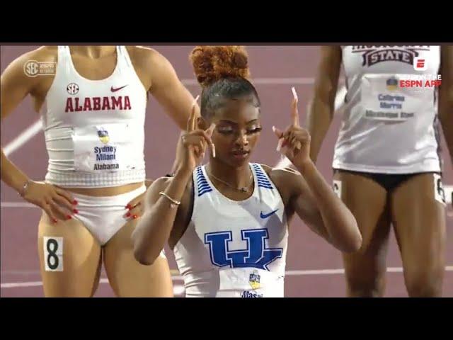 Masai Russell 400mH Heat SEC Championship