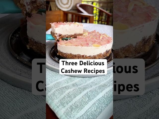 Three Delicious Cashew Recipes #Cashew #Nutella #Cake #Yogurt #Recipes