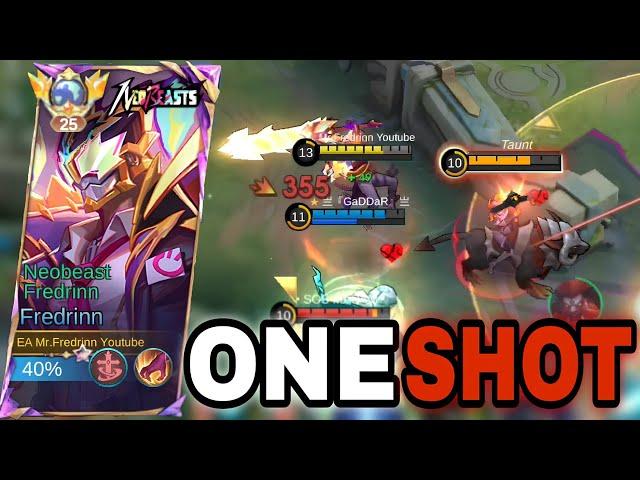 Fast Win COMBİNATİON Againts Anti Pick!! Global Fredrinn Best Build and Emblem 2024 | Mobile Legends