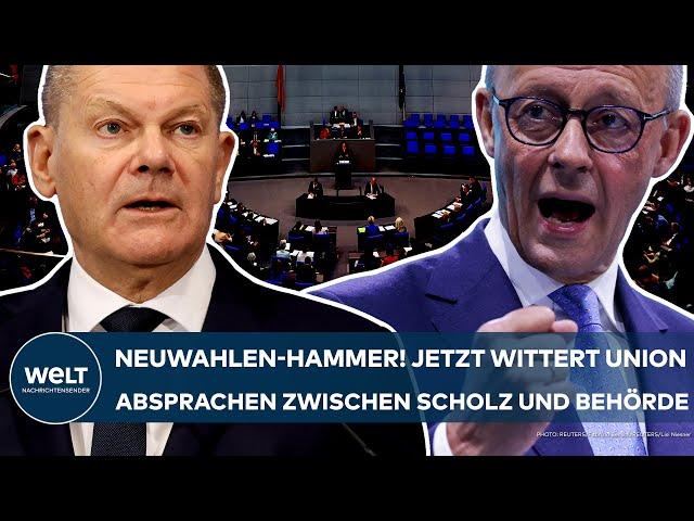 AMPEL-AUS: Neuwahlen-Hammer! Bundeswahlleiterin warnt! Jetzt wittert die Union Absprache mit Scholz!