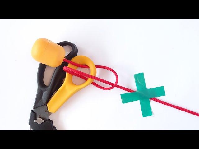 Simple Rope Puzzle Game - DIY and Learn How to Solve - CBYS Paracord Tutorial