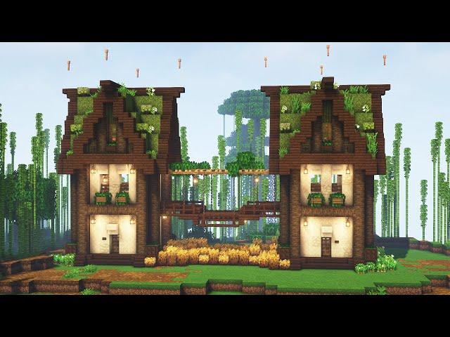 마인크래프트 건축일기 45 쌍둥이 하우스  Minecraft Tutorial : Twin House
