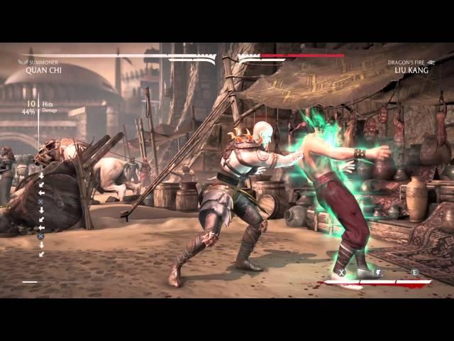 Mortal Kombat X quan chi 104% reset combo