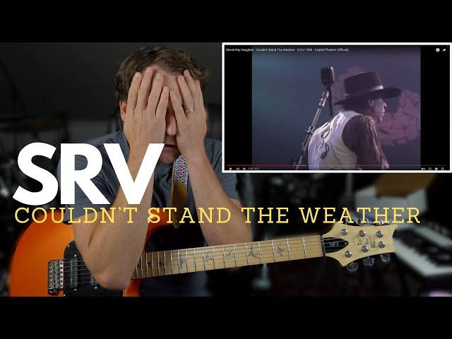 Guitar Teacher REACTS: Stevie Ray Vaughan - Couldn't Stand The Weather - 9/21/1985