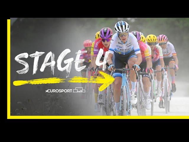 Marlen Reusser storms to Stage 4 victory | 2022 Tour de France Femmes - Stage 4 Highlights