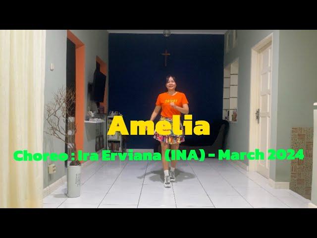 Amelia / Line Dance / Choroe : Ira Erviana (INA) - March 2024