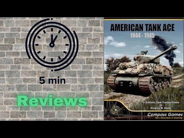 5 minute review American Tank Ace