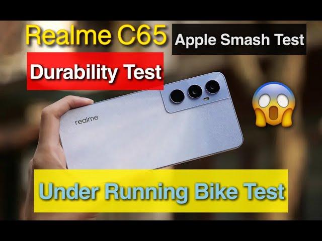 Realme C65 Durability Test | Bike k neechay de diya️