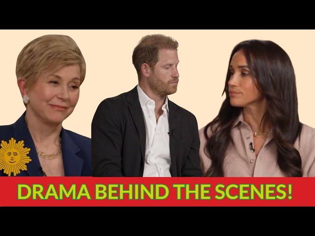 Prince Harry & Meghan Markle's Behind the Scenes Drama on Their CBS This Sunday Morning Interview!