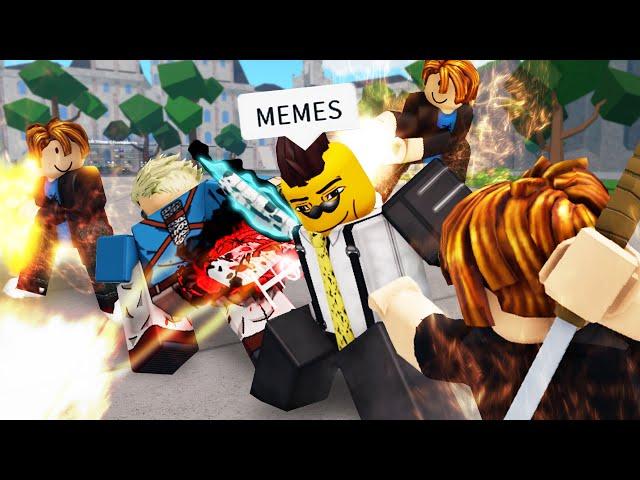 ROBLOX Ultimate Battlegrounds Funny Moments (MEMES) 