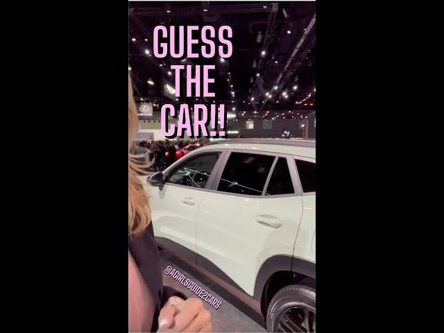 Guess The Car!! #agirlsguidetocars #wcoty