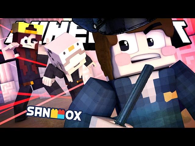 도티경찰과 은행강도 잠뜰 쵸쵸우 자매!! [철통보안 모드: 마인크래프트 모드 리뷰] Minecraft - Security Mod - [도티]