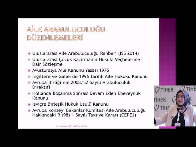 Dr .Yasemin GÜLLÜOĞLU ALTUN - AİLE ARABULUCULUĞU DÜZENLEMELERİ