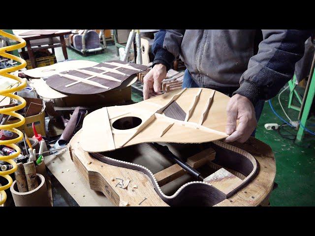 수제 통기타 제작과정 / 어쿠스틱 40년 경력의 소유자 Acoustic guitar production process / 40 years of experience