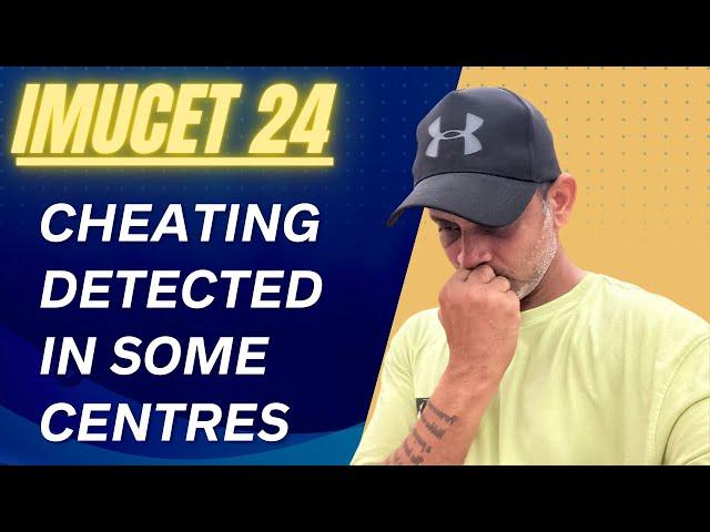 Cheating detected in IMUCET 2024 || SHAME ON THE SYSTEM ||