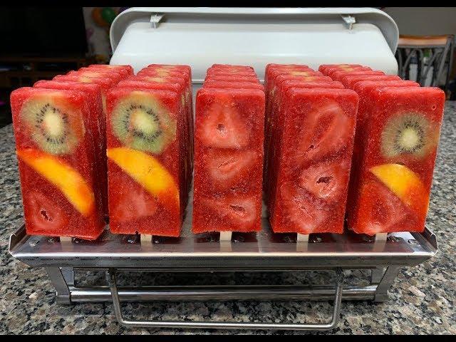 Paletas para negocio Hechas en Casa de Fresa