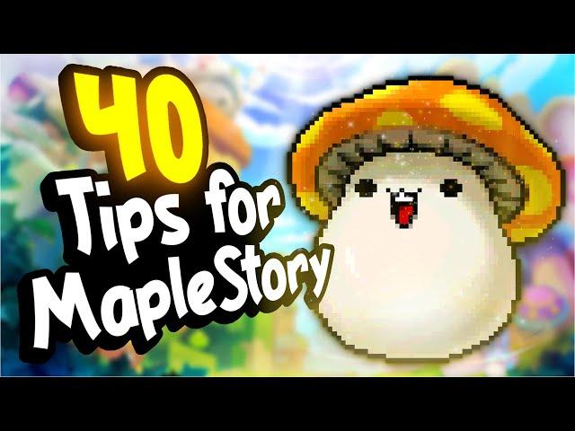 40 MapleStory Tips for New and Existing Players