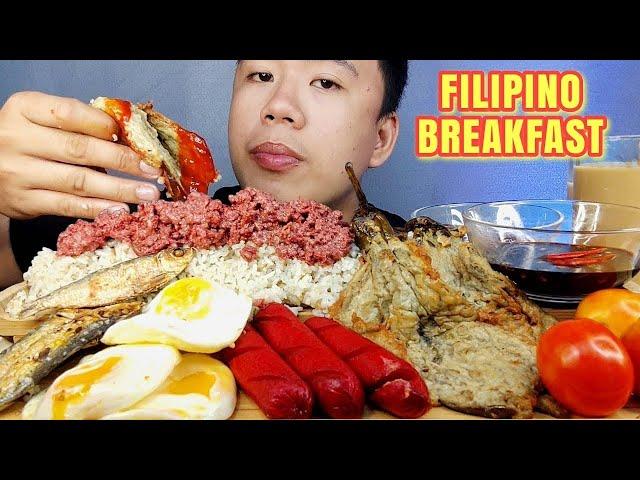 FILIPINO BREAKFAST MUKBANG | Pinoy Almusal Mukbang | Gantong Almusal ang Masarap | Mukbang | Asmr