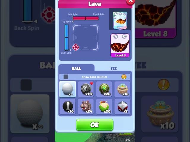 Golf Rival lava trick shot!