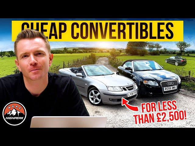 4 BARGAIN CONVERTIBLES FOR LESS THAN £2,500! | High Peak Autos Marathon