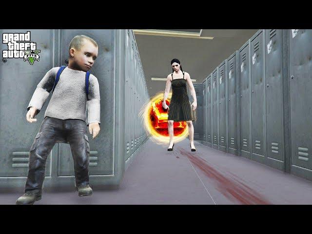 ГТА 5 МОДЫ ПРИЗРАК В ШКОЛЕ НАПАЛ НА МЕНЯ В GTA 5! ГТА 5 ОБЗОР МОДОВ - ВИДЕО ПО GTA 5