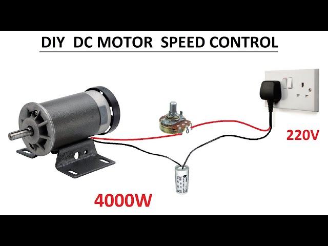 How to make 220V 4000W DC Motor Speed Controller ( RPM Control )